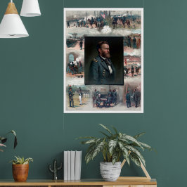 Ulysses S Grant West Point Appomattox 1885 Återstä Poster