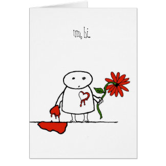 um högt… vet du I-hjärta dig, höger? Hälsningskort