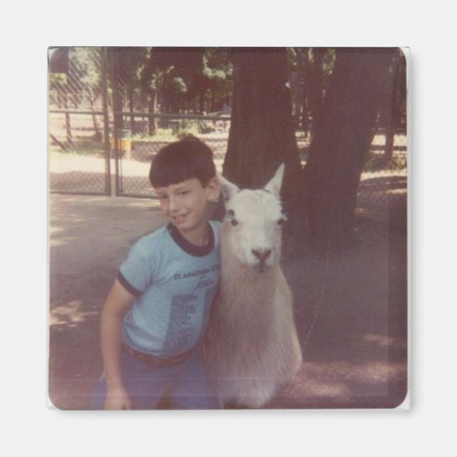 "Um Llama Hug Magnet" Magnet (Framsidan)