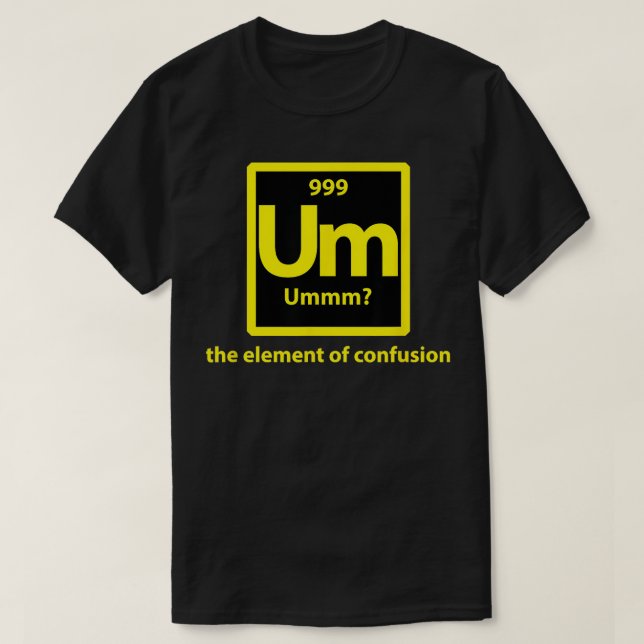 Um Periodic Bord Um T Shirt (Design framsida)