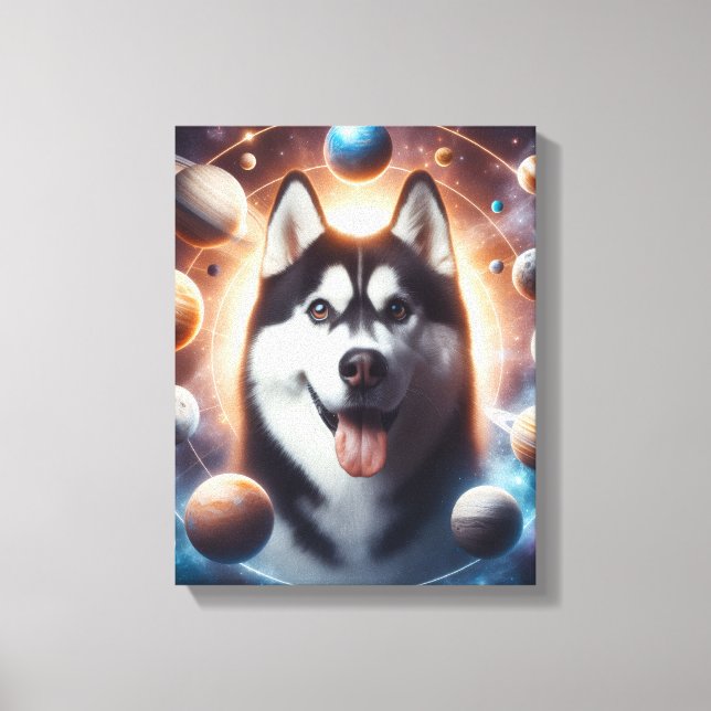 Um PET no espaço Canvastryck (Framsida)
