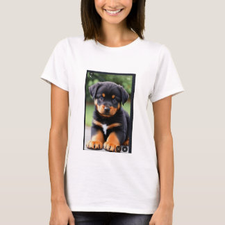 Uma camiseta Feminina gola canoa simples T Shirt