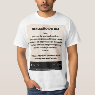 Uma camiseta Masculino gola canoa simples T Shirt