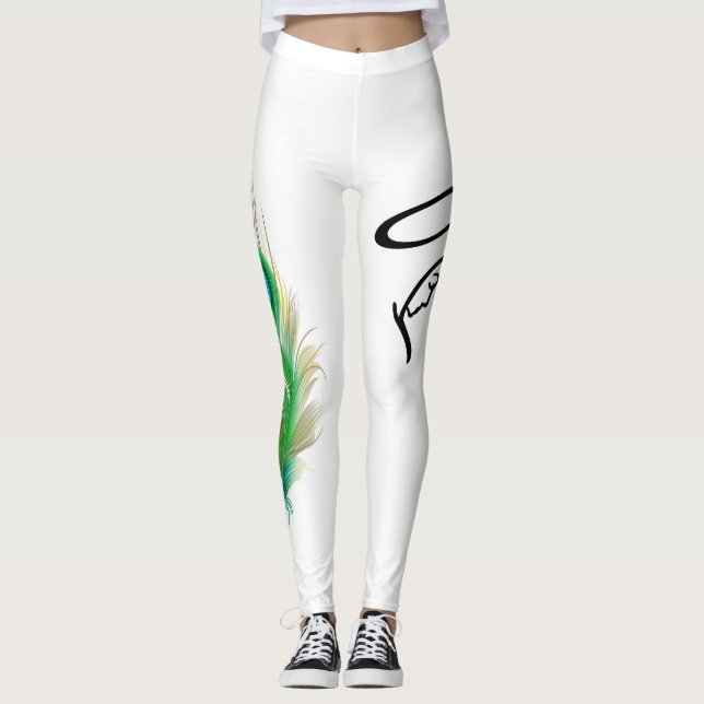 Uma linda calça personalizada  leggings (Framsida)