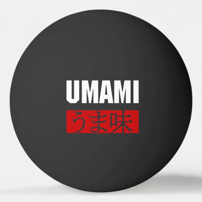 UMAMI う ま 味 PING PONG BOLL (Framsidan)