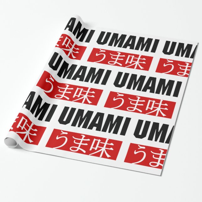 UMAMI う ま 味 PRESENTPAPPER (Utrullad)
