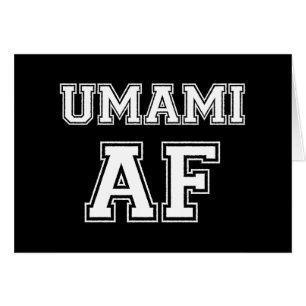 UMAMI AF-kort Hälsningskort
