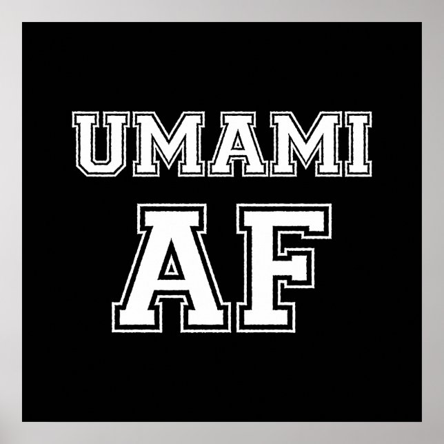 UMAMI AF-POSTER POSTER (Framsidan)