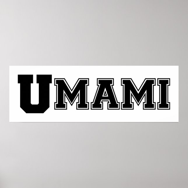 UMAMI COLLEGE POSTER (Framsidan)