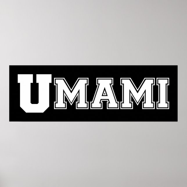 UMAMI COLLEGE POSTER (Framsidan)
