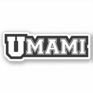 UMAMI COLLEGE STICKER KLISTERMÄRKEN