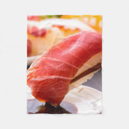 Umami Moment – Sushi Dip Fleece Blanket