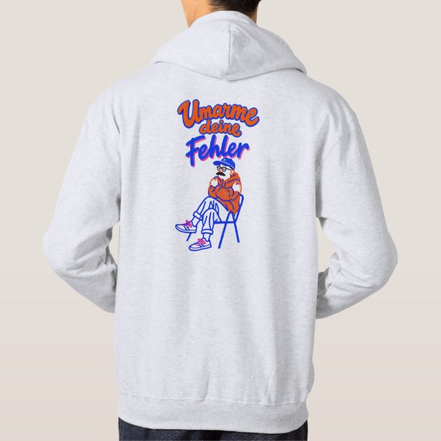 Umarbeta dina misstag Hoodie | Rolig, sarkastisk (Baksida)