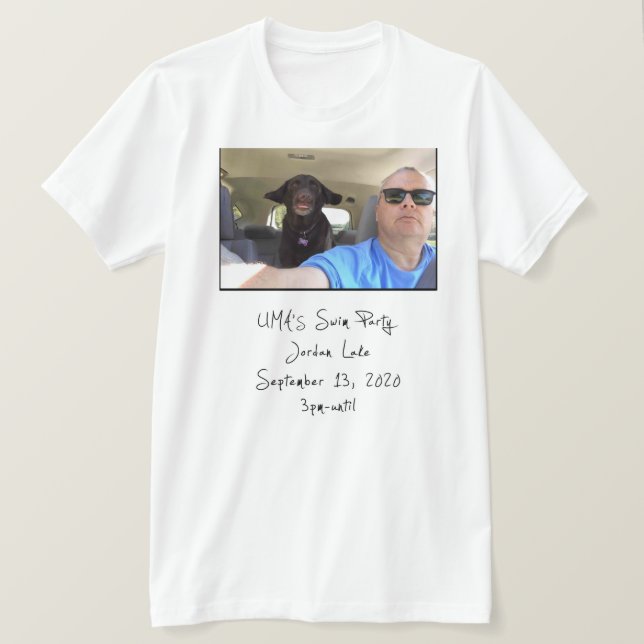 Umas Simma Party T Shirt (Design framsida)