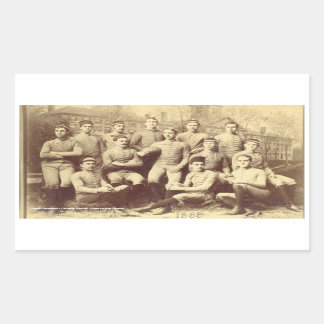 UMass Football 1888 Rektangulärt Klistermärke