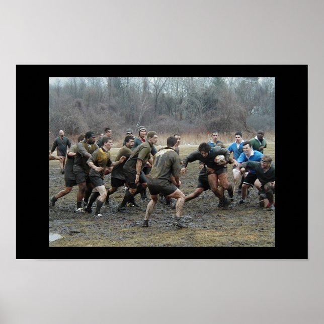 UMass Lowell Manar apparRugby Poster (Framsidan)