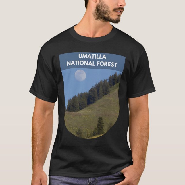 Umatilla National Forest - Oregon, Washington T Shirt (Framsida)