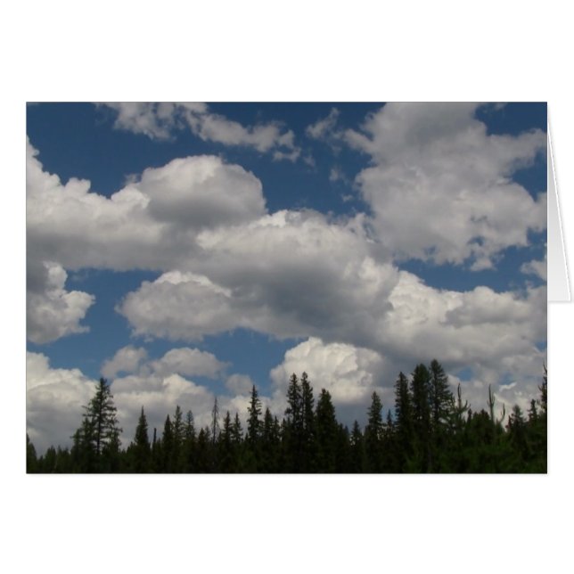 Umatilla Oregon liggande Skyscape Waterscape Hälsningskort (Framsidan Horizontal)