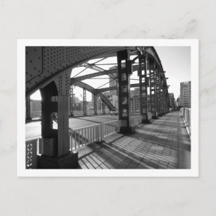 Umaya Bridge: Sumida River, Tokyo Postcard Vykort