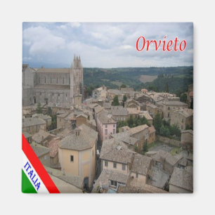 UMB018 ORVIETO, Umbrien, Italien, Fridge Magnet
