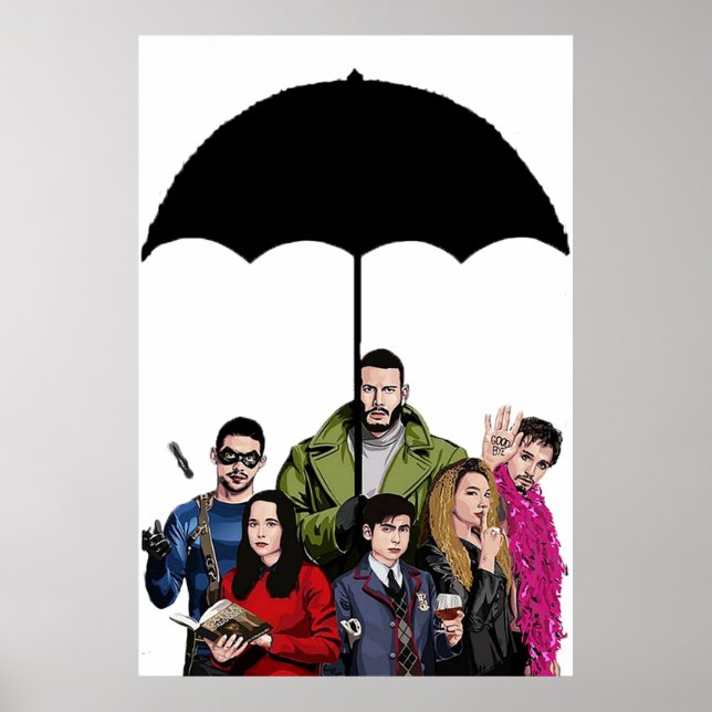 Umbrella Academy Poster (Framsidan)