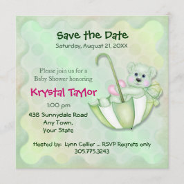 Umbrella Björn Mint - Inbjudan