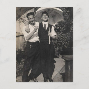 Umbrella Boys Vykort