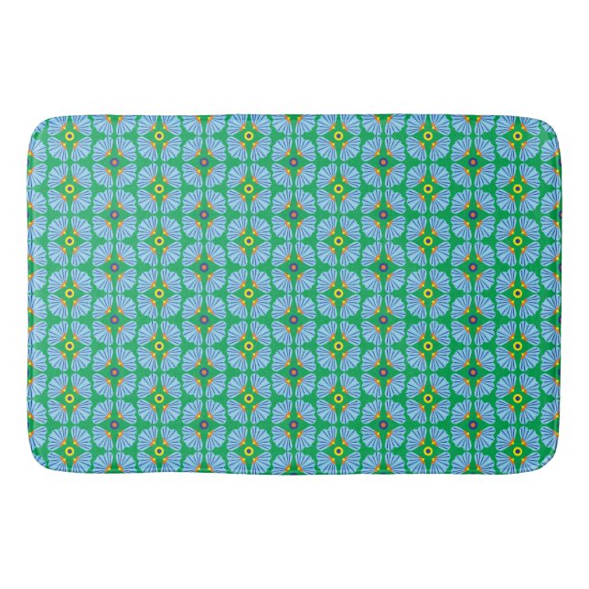 Umbrella Flowers Bath Mat Badrumsmatta (Framsidan)