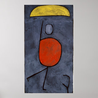 Umbrella -Paul Klee Art Poster