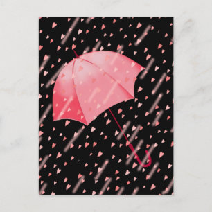 UMBRELLA SHOWERS OF KÄRLEK AV SHARON SHARPE VYKORT