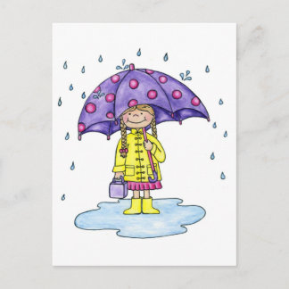 Umbrella Sweets Vykort