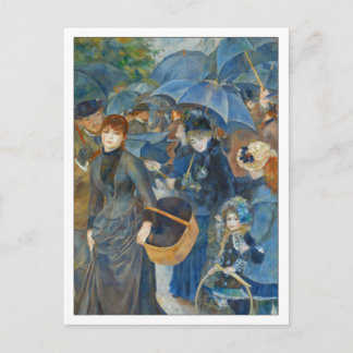Umbrellas av Renoir Vykort