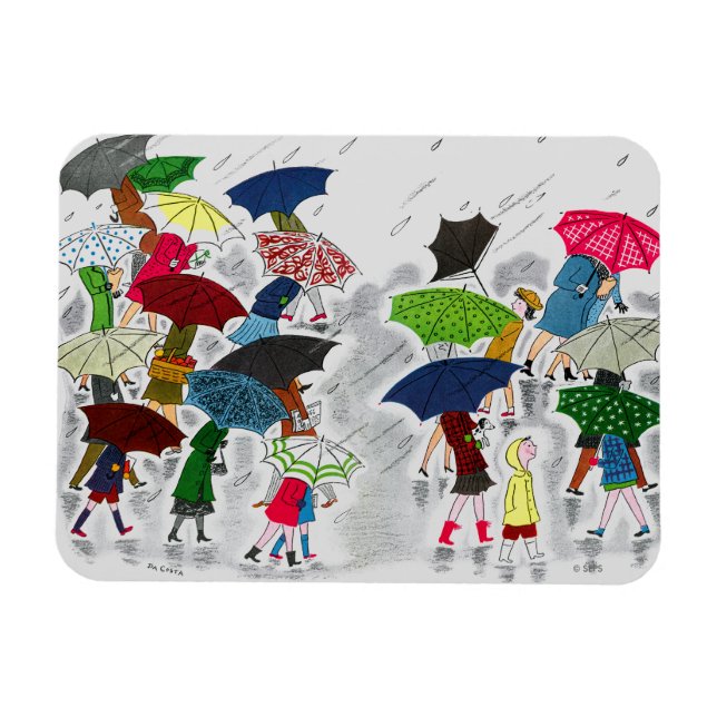 Umbrellas Magnet (Horisontell)