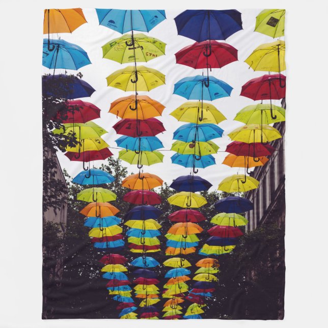 UMBRELLAS ÖVERALLT FLEECEFILT (Framsidan)