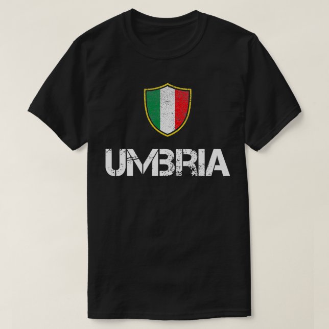Umbria Italien Umbro Roots T Shirt (Design framsida)