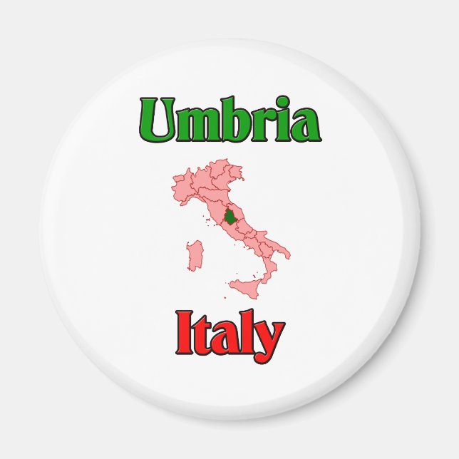 Umbrien Italien Magnet (Framsidan)
