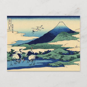 Umegawa i provinsen Sagami (av Hokusai) Vykort