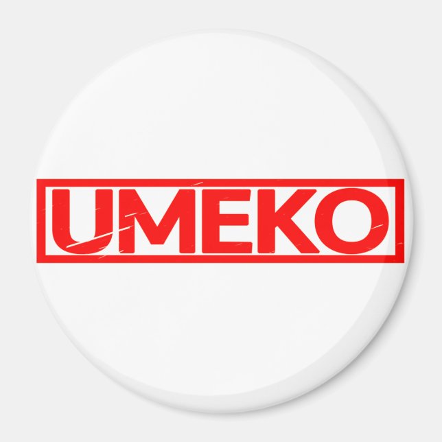 Umeko Frimärke Magnet (Framsidan)