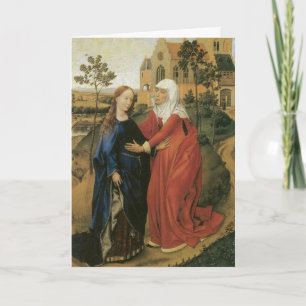 Umgänge av Mary - Rogier Skåpbil Der Weyden Helgkort