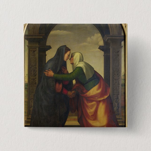Umgänget av St. Elizabeth till den jungfruliga Knapp (Framsida)
