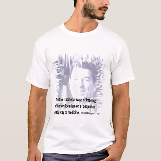 Umgås medicin - Reagan T-shirt (Framsida)