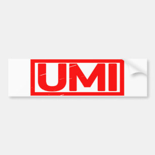 Umi Frimärke Bildekal