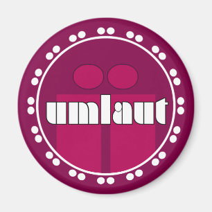 Umlaut Rondell Magnets - Raspberry Magnet
