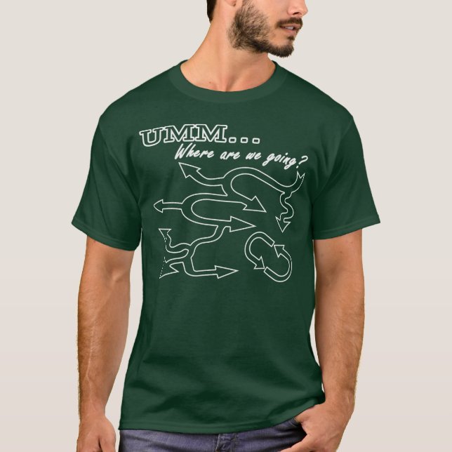 UMM Grönt Shirt T-shirt (Framsida)