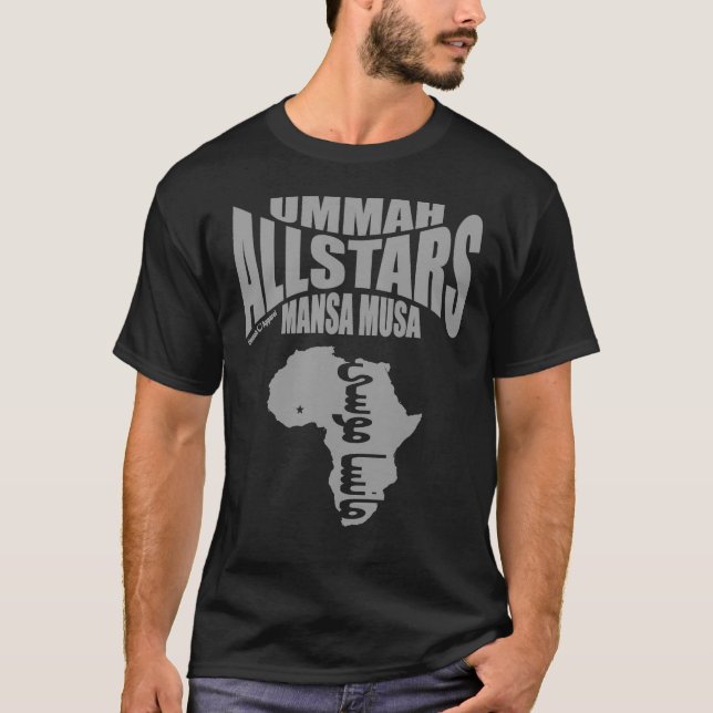 Ummah Allstars Mansa Musa T-shirt (Framsida)