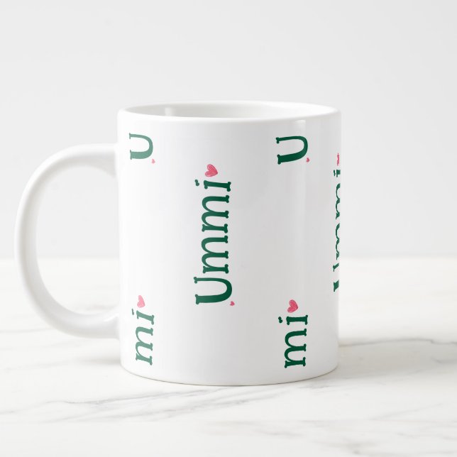 Ummi Mamma Mors dag jätte  Jumbo Mugg (Vänster)