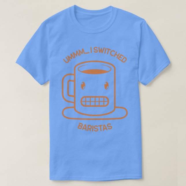 Ummm Ix27ve växlade Baristas Coffee Shop Kopp Desi T Shirt (Design framsida)