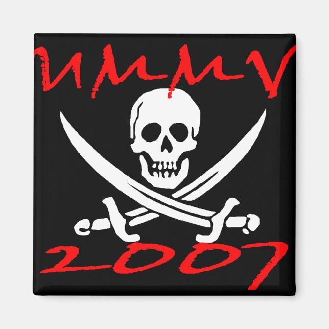UMMV 2007 Pirat Show magnet (Framsidan)