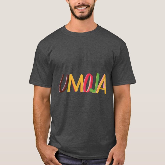 UMOJA: Firande till enhet T Shirt (Framsida)