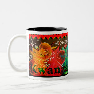 Umoja! - Kwanzaa Två-Tonad Mugg
